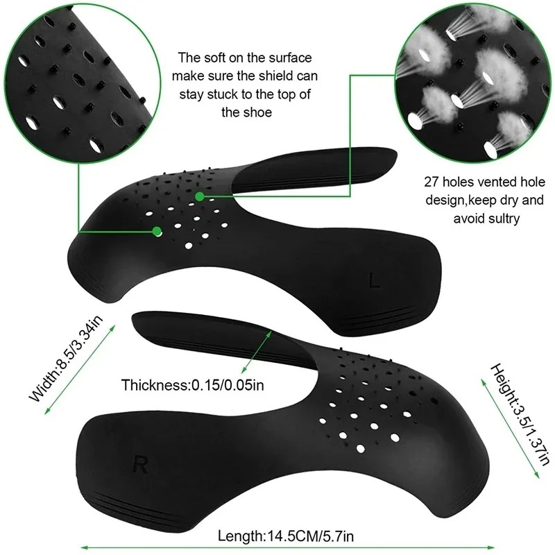زوج واحد من الأحذية الواقية من - مراجعة Sneaker Crease وسعره