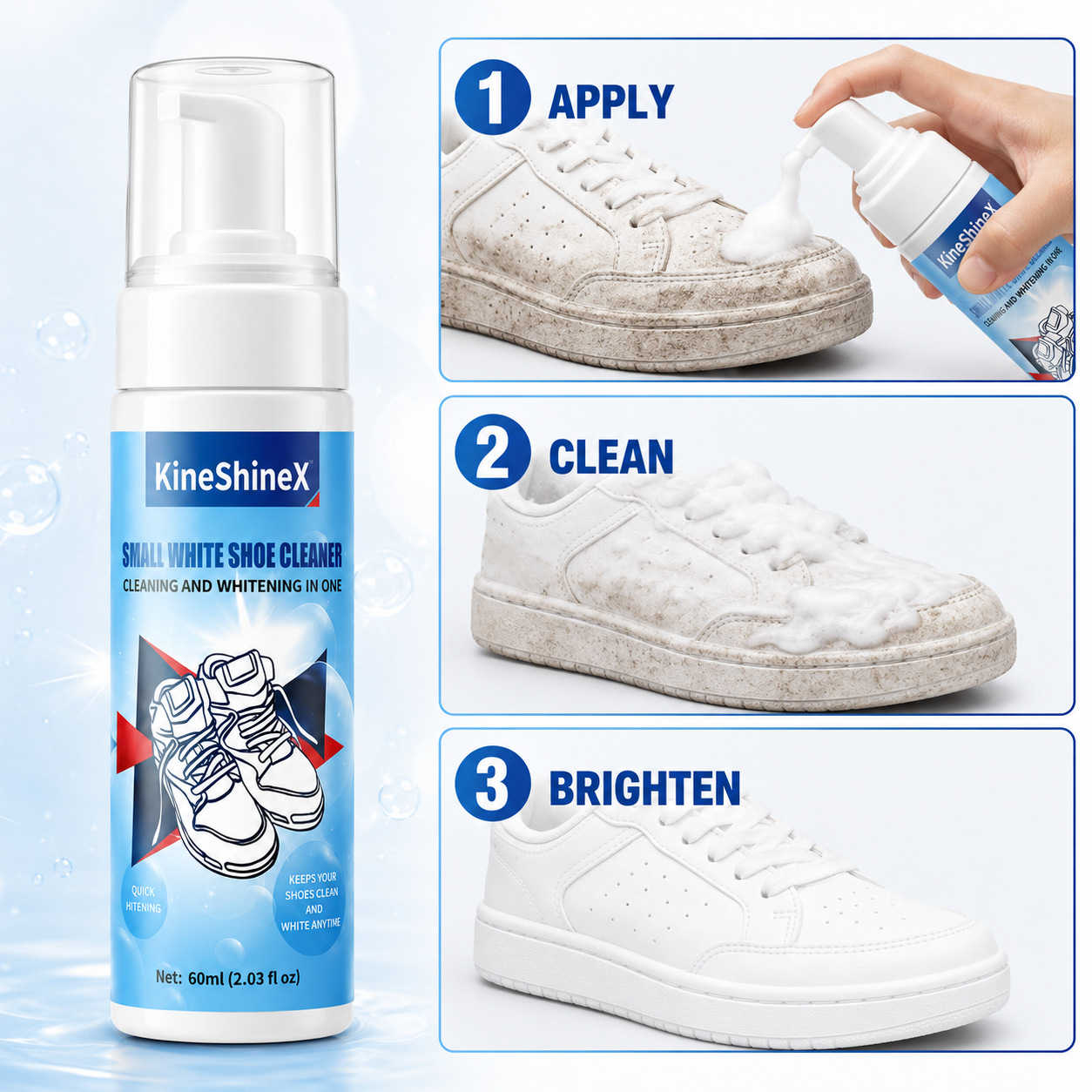 مجموعة تنظيف الأحذية من جيهين، - مراجعة Sneakers Care وسعره